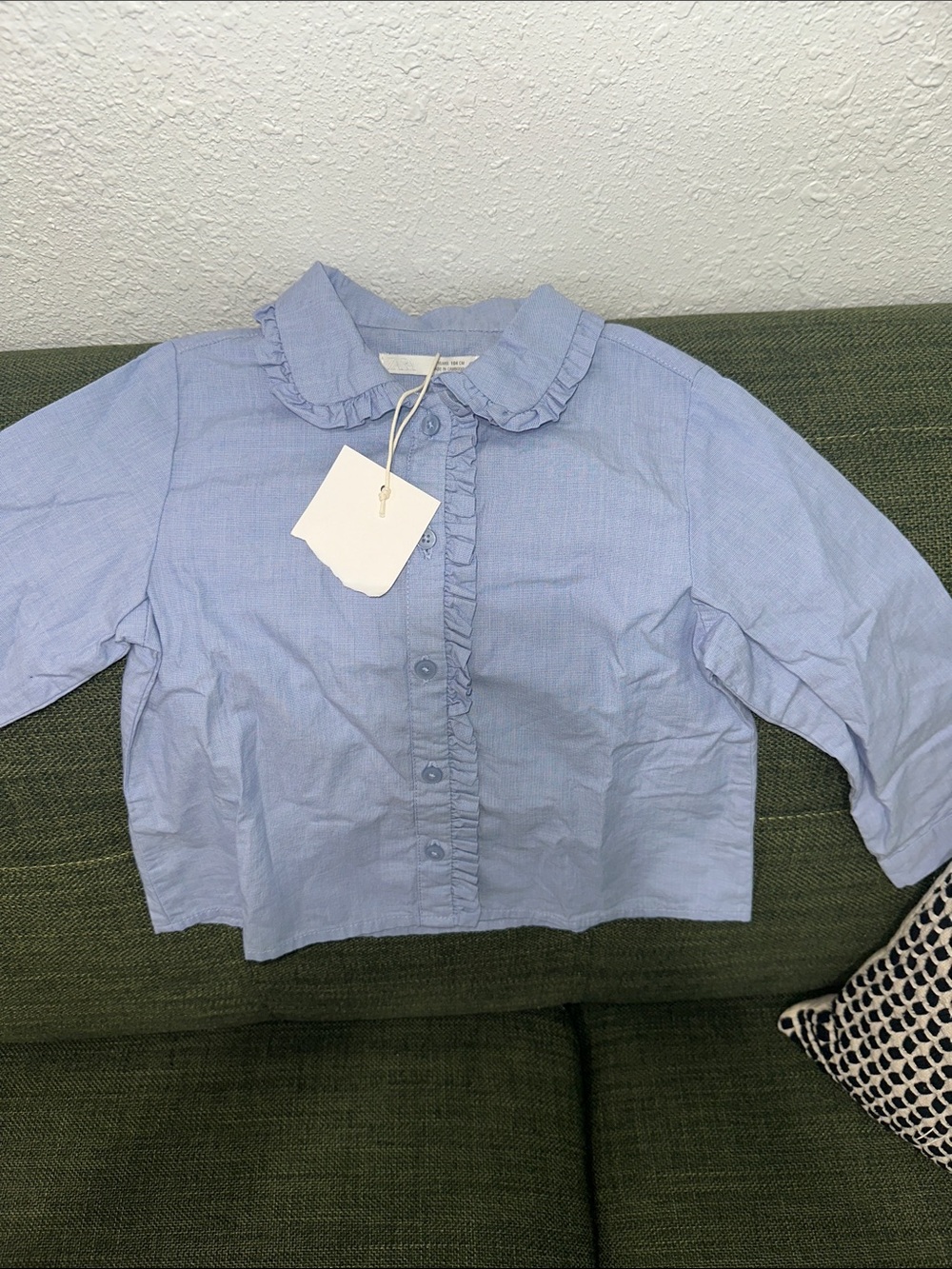 Zara Button up for Toddler Girl Sz4